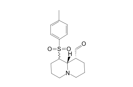 (1R,9aS)-9-(4-methylphenyl)sulfonyl-2,3,4,6,7,8,9,9a-octahydro-1H-quinolizine-1-carbaldehyde