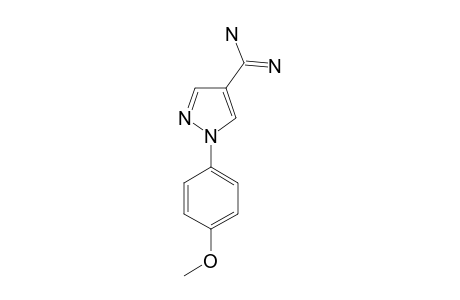 1-(4'-METHOXYPHENYL)-1H-PYRAZOLE-4-CARBOXIMIDAMIDE