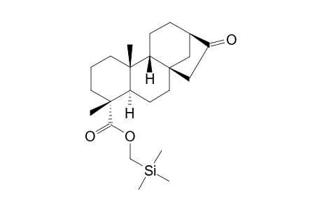 16-oxo-kaurenic acid trimethylsilylmethyl ester dev.