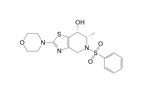 (6S,7R)-6-Methyl-2-(4-morpholino)-5-(phenylsulfonyl)-4,5,6,7-tetrahydro[1,3]thiazolo[4,5-c]pyridin-7-ol