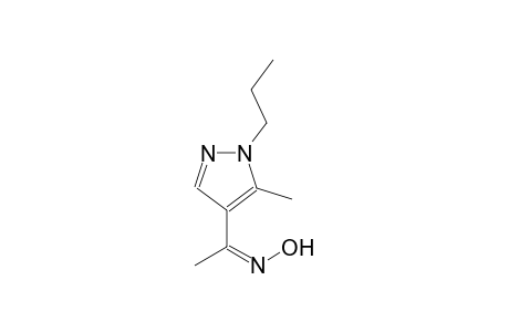 ethanone, 1-(5-methyl-1-propyl-1H-pyrazol-4-yl)-, oxime, (1Z)-