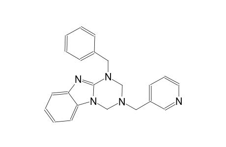 [1,3,5]triazino[1,2-a]benzimidazole, 1,2,3,4-tetrahydro-1-(phenylmethyl)-3-(3-pyridinylmethyl)-
