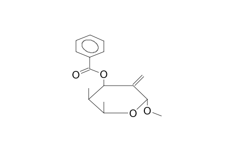 METHYL 2,4,6-TRIDEOXY-3-O-BENZOYL-4C-METHYL-2-C-METHYLENE-ALPHA-L-LIXOHEXOPYRANOSIDE