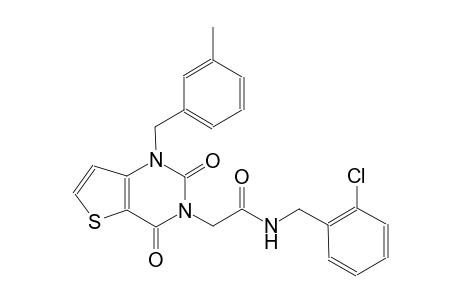thieno[3,2-d]pyrimidine-3-acetamide, N-[(2-chlorophenyl)methyl]-1,2,3,4-tetrahydro-1-[(3-methylphenyl)methyl]-2,4-dioxo-