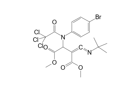 2-(4-bromo-N-(2,2,2-trichloro-1-oxoethyl)anilino)-3-(tert-butyliminomethylidene)butanedioic acid dimethyl ester