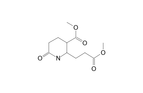 Methyl 2-(3-methoxy-3-oxopropyl)-6-oxopiperidine-3-carboxylate