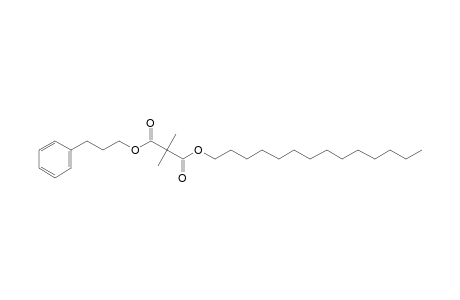 Dimethylmalonic acid, 3-phenylpropyl tetradecyl ester