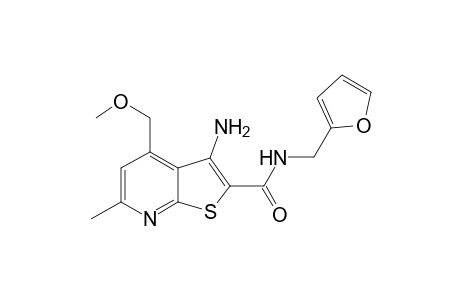 3-Amino-N-(2-furanylmethyl)-4-(methoxymethyl)-6-methyl-2-thieno[2,3-b]pyridinecarboxamide