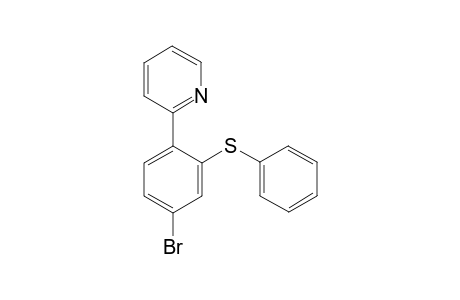 2-(4-Bromo-2-(phenylthio)phenyl)pyridine