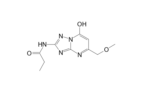 N-(7-Hydroxy-5-methoxymethyl-[1,2,4]triazolo[1,5-a]pyrimidin-2-yl)-propionamide