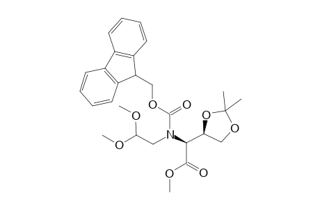 (S)-[(2,2-Dimethoxy-ethyl)-(9H-fluoren-9-ylmethoxycarbonyl)-amino]-((R)-2,2-dimethyl-[1,3]dioxolan-4-yl)-acetic acid methyl ester