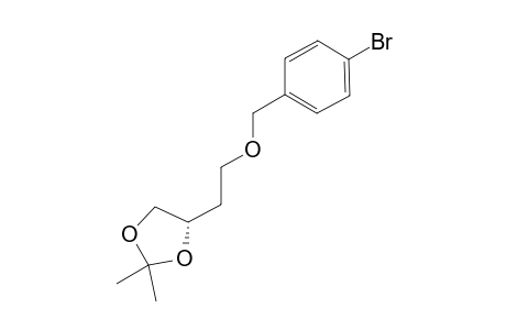 (S)-4-[2-(4-BROMOBENZYLOXY)-ETHYL]-2,2-DIMETHYL-1,3-DIOXOLANE