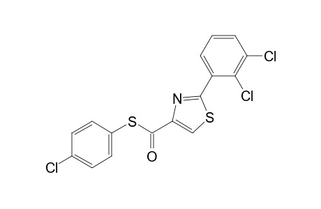 2-(2,3-dichlorophenyl)-4-thiazolecarbothioic acid, 3-(p-chlorophenyl) ester