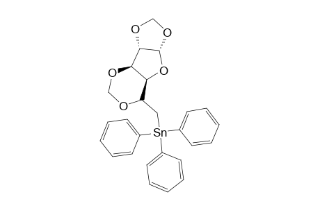 (1,2:3,5-DI-O-METHYLENE-ALPHA-D-GLUCOFURANOSE-6-YL)-TRIPHENYL-STANNANE