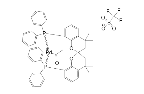 [TRANS-(SPANPHOS)PDC(O)CH3]-[CF3SO3]