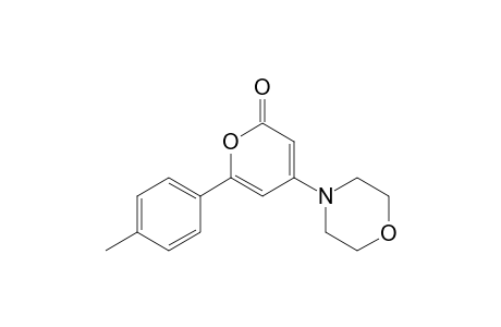 4-Morpholino-6-(4-methylphenyl)-2H-pyran-2-one