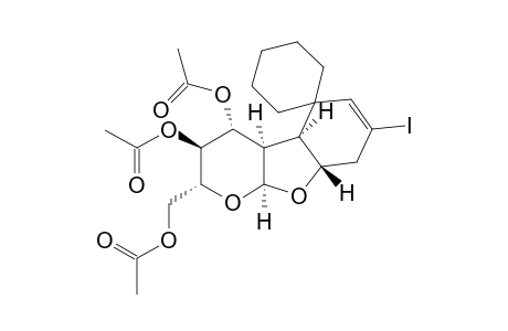 [(2R,3S,4R,4aR,4bS,8aS,9aS)-3,4-diacetoxy-7-iodo-spiro[2,3,4,4a,4b,8,8a,9a-octahydropyrano[2,3-b]benzofuran-5,1'-cyclohexane]-2-yl]methyl acetate