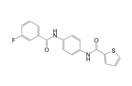 2-thiophenecarboxamide, N-[4-[(3-fluorobenzoyl)amino]phenyl]-