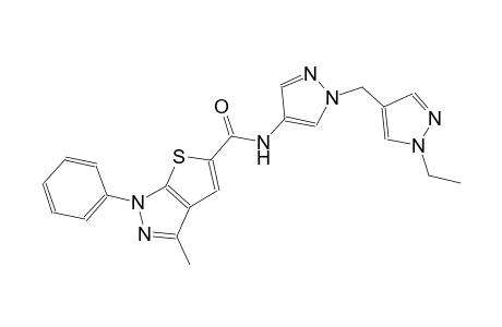 1H-thieno[2,3-c]pyrazole-5-carboxamide, N-[1-[(1-ethyl-1H-pyrazol-4-yl)methyl]-1H-pyrazol-4-yl]-3-methyl-1-phenyl-