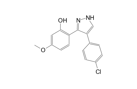 phenol, 2-[4-(4-chlorophenyl)-1H-pyrazol-3-yl]-5-methoxy-