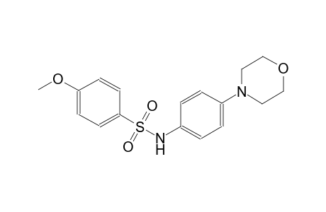 4-methoxy-N-[4-(4-morpholinyl)phenyl]benzenesulfonamide