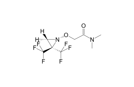 1-(N,N-DIMETHYLCARBAMOYLMETHOXY)-2,2-BIS(TRIFLUOROMETHYL)AZIRIDINE