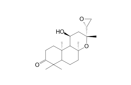 11.beta.-Hydroxy-3-oxo-14R,15-epoxy-ent-13-epi-manoyl oxide