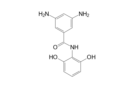 Benzamide, 3,5-diamino-N-(2,6-dihydroxyphenyl)-