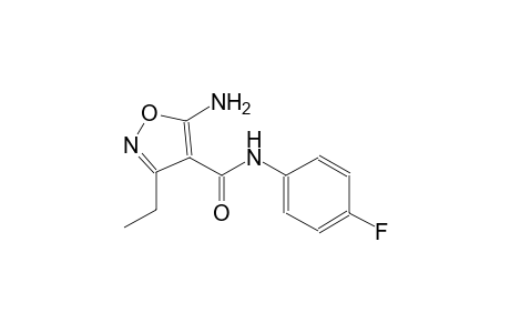 4-isoxazolecarboxamide, 5-amino-3-ethyl-N-(4-fluorophenyl)-