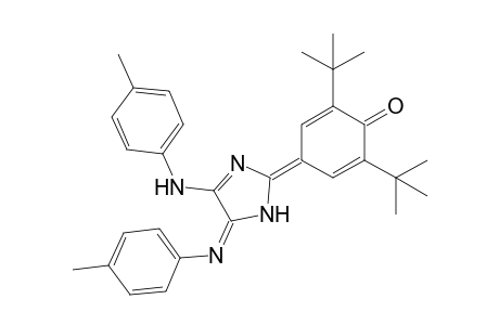 2,6-Di-tert-butyl-4-[4-(4-tolylamino)-5-(4-tolylimino)-1,5-dihydro-2H-imidazol-2-ylidene]cyclohexa-2,5-dienone