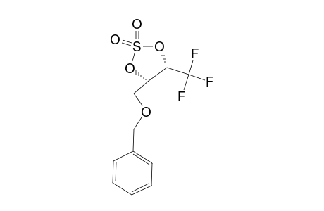 (3R,4S)-3-BENZYLOXYMETHYL-4-TRIFLUOROMETHYL-2,2-DIOXO-1,3,2-DIOXATHIOLANE