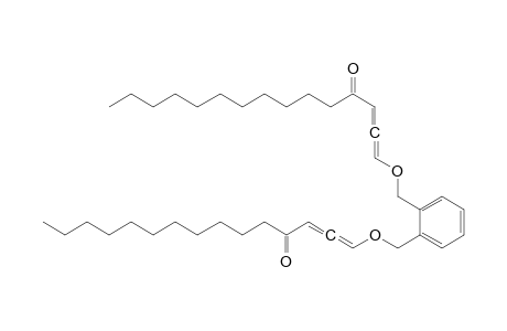 1,2-Bis(4-oxopentadeca-1,2-dienyloxymethyl)benzene