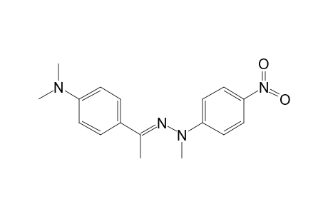 4-(N,N-Dimethylaminoacetophenone)-N'-methyl-N'-4-nitrophenylhydrazone