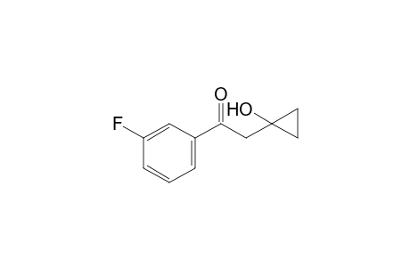1-(3-Fluorophenyl)-2-(1-hydroxycyclopropyl)ethanone