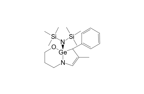 1-Phenyl-2-methyl-9R-[bis(trimethylsilyl)amino]-4-aza-8-oxa-9-germabicyclo[4.3.0(4,9)]nonane