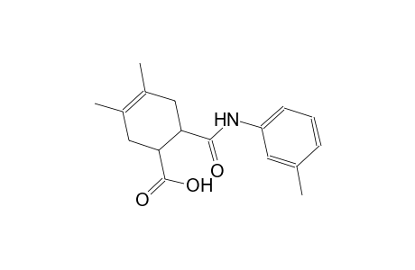 3,4-dimethyl-6-(3-toluidinocarbonyl)-3-cyclohexene-1-carboxylic acid