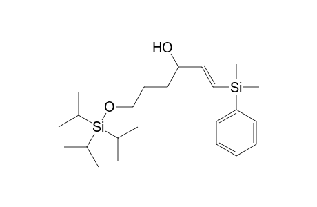 (RS)-(E)-1-(Dimethylphenylsilyl)-6-[(triisopropylsilyl)oxy]-1-hexen-3-ol