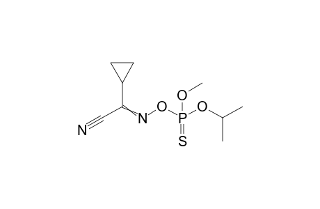 3,5-Dioxa-6-aza-4-phosphaoct-6-ene-8-nitrile, 7-cyclopropyl-4-methoxy-2-methyl-, 4-sulfide