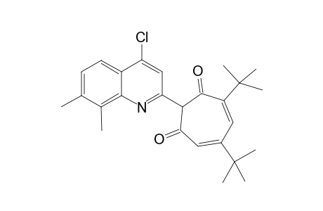 2-(4'-Chloro-7',8'-dimethylquinolin-2'-yl)-5,7-bis(t-butyl)-1,3-tropolone