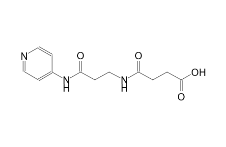 4-oxo-4-{[3-oxo-3-(4-pyridinylamino)propyl]amino}butanoic acid