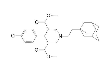 1-[2-(1-adamantyl)ethyl]-4-(4-chlorophenyl)-4H-pyridine-3,5-dicarboxylic acid dimethyl ester
