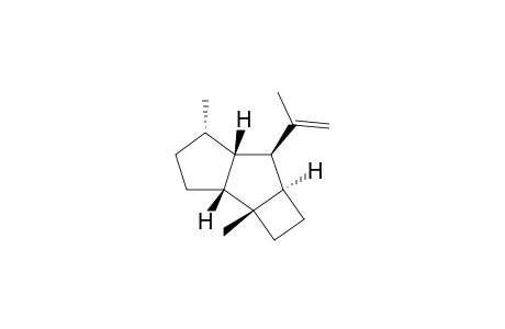 (1R*,2S*,5R*,6R*,7S*,8R*)-1,5-DIMETHYL-7-(1'-METHYLETHENYL)-TRICYClO-[6.2.0.3(2,6)]-DECANE;KELSOENE