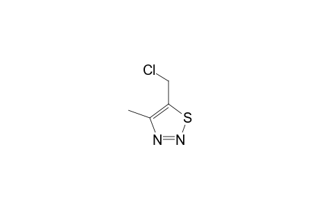 1,2,3-Thiadiazole, 5-(chloromethyl)-4-methyl-