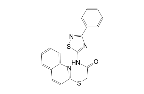 acetamide, N-(3-phenyl-1,2,4-thiadiazol-5-yl)-2-(2-quinolinylthio)-