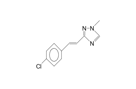 3-(4-Chloro-trans-styryl)-1-methyl-1,2,4-triazole