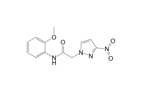 1H-Pyrazole-1-acetamide, N-(2-methoxyphenyl)-3-nitro-