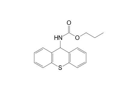 thioxanthene-9-carramic acid, propyl ester