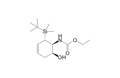 ethyl N-[(1S,2S,6S)-2-[tert-butyl(dimethyl)silyl]-6-hydroxy-cyclohex-3-en-1-yl]carbamate