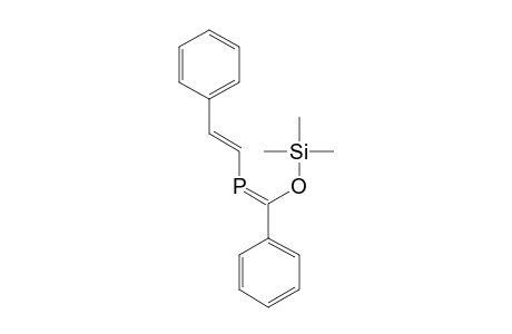 (2-PHENYLETHENYL)-[PHENYL-(TRIMETHYLSILYLOXY)-METHYLEN]-PHOSPHANE