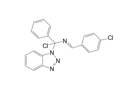 1-[.alpha.-(-4-Chlorobenzylideneamino)chlorobenzyl]benzotriazole